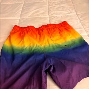 Hollister Multicolor Gradient Swim Trunks
